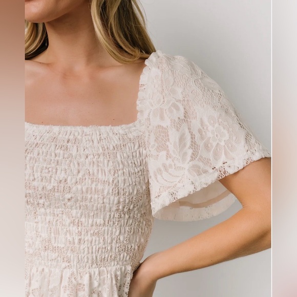 Baltic born Aspen Smocked Lace Maxi Dress - Picture 3 of 9